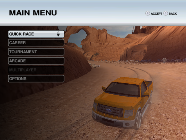 Ford Racing Off Road screenshot 5 for Wii